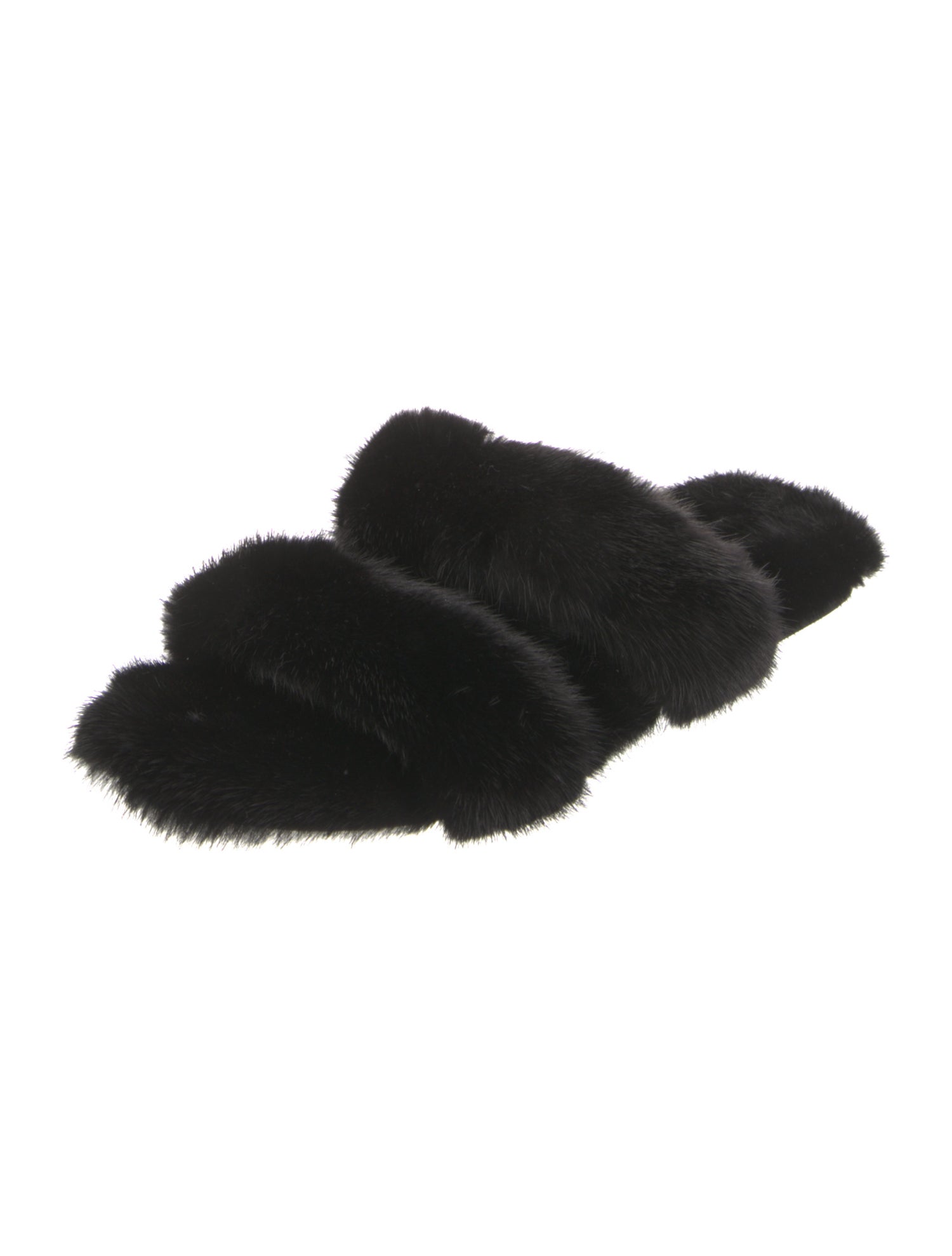 Saint Laurent Mink Slides